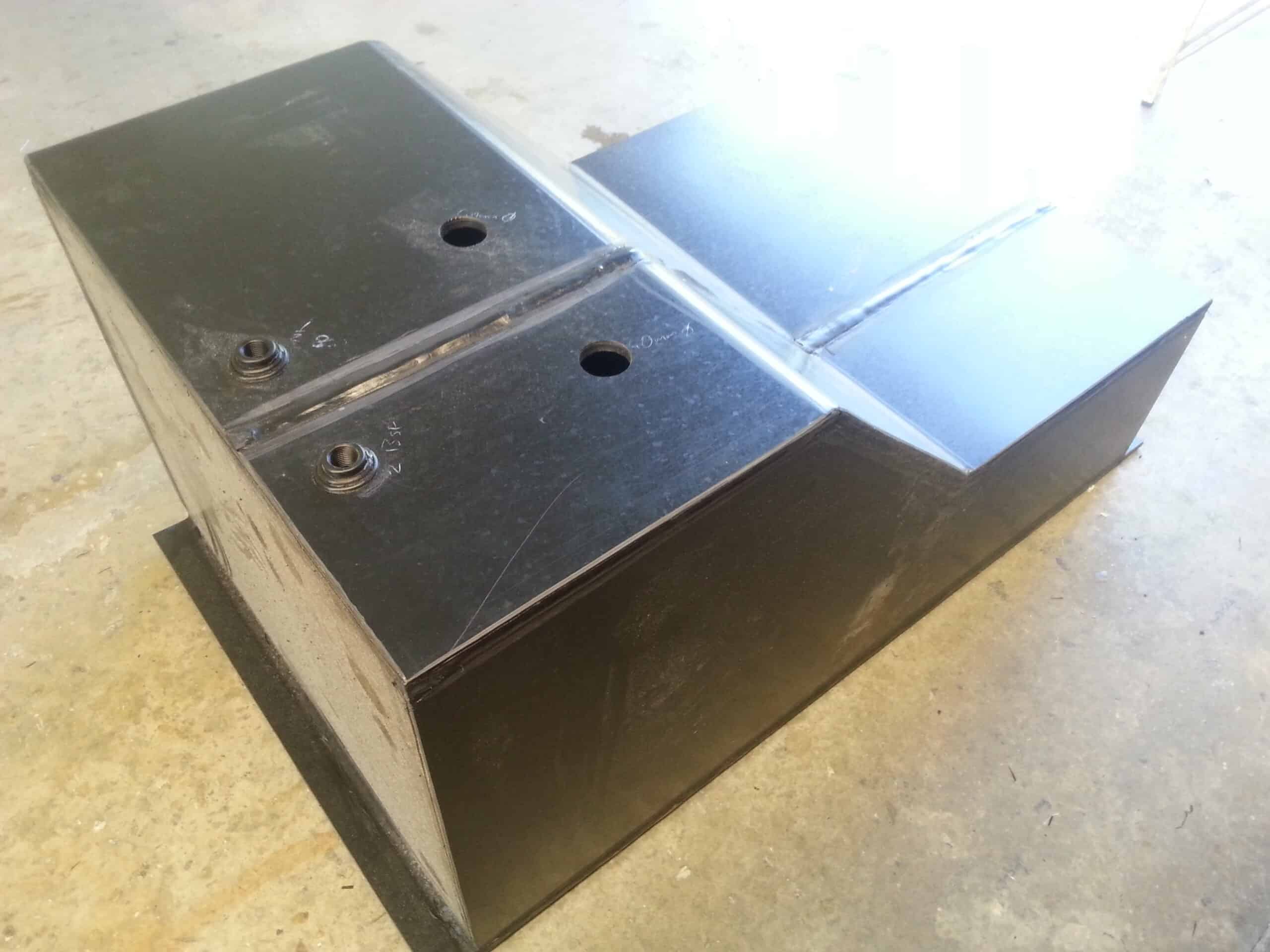 Custom HDPE water tanks built by P&M Plastics for military vehicle fitout