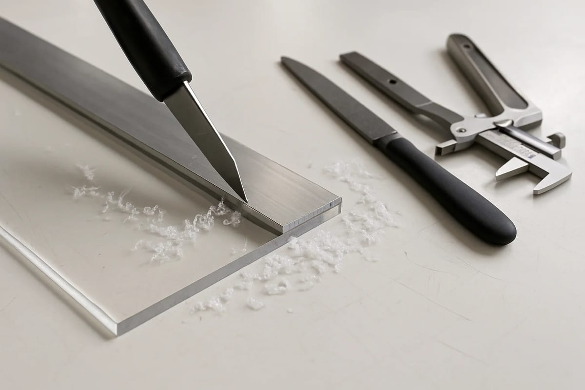 Tips for Cutting, Shaping, and Working with Plastic Materials