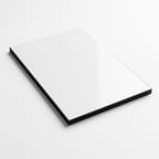 3mm Aluminium Composite Panel White / Black Gloss (0.21mm) 2440x1220