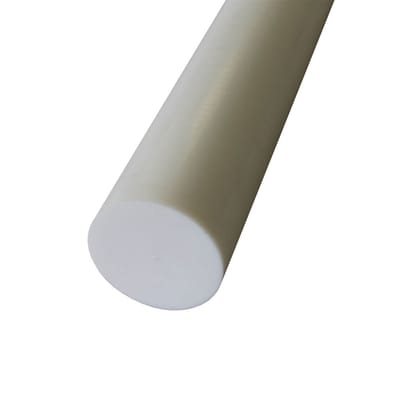 Ertalyte PETP Natural Rod 20mm O/D x 1000mm