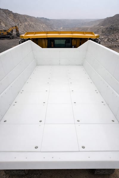 UHMWPE Mining Truck Liners Reduce Carryback