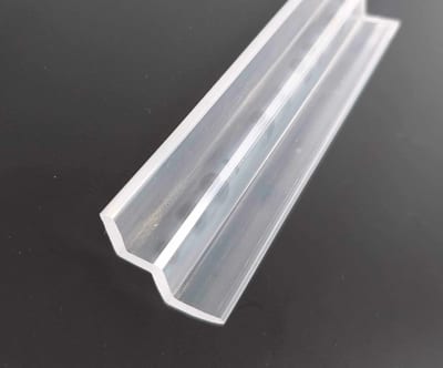W Bar 2.4m Clear Acrylic