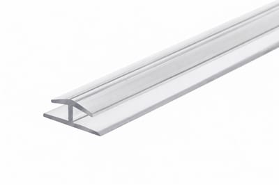 H Section Clear Acrylic 1500mm