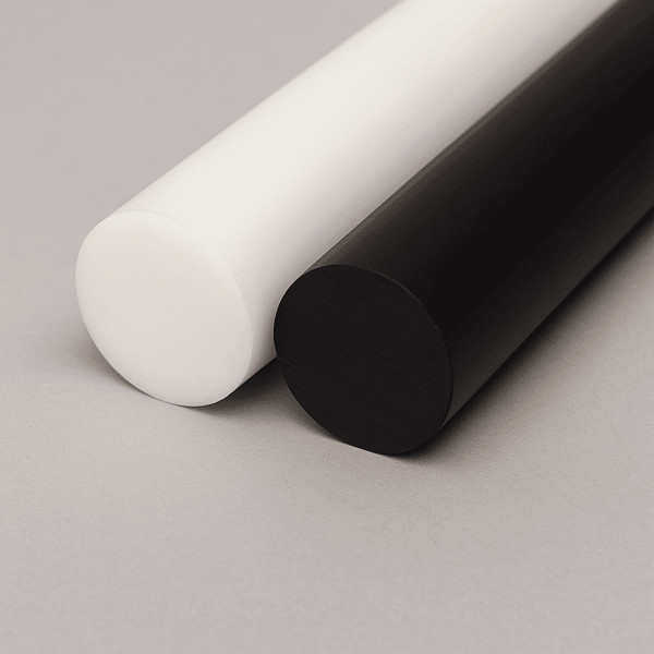 HDPE Rod – Black & Natural