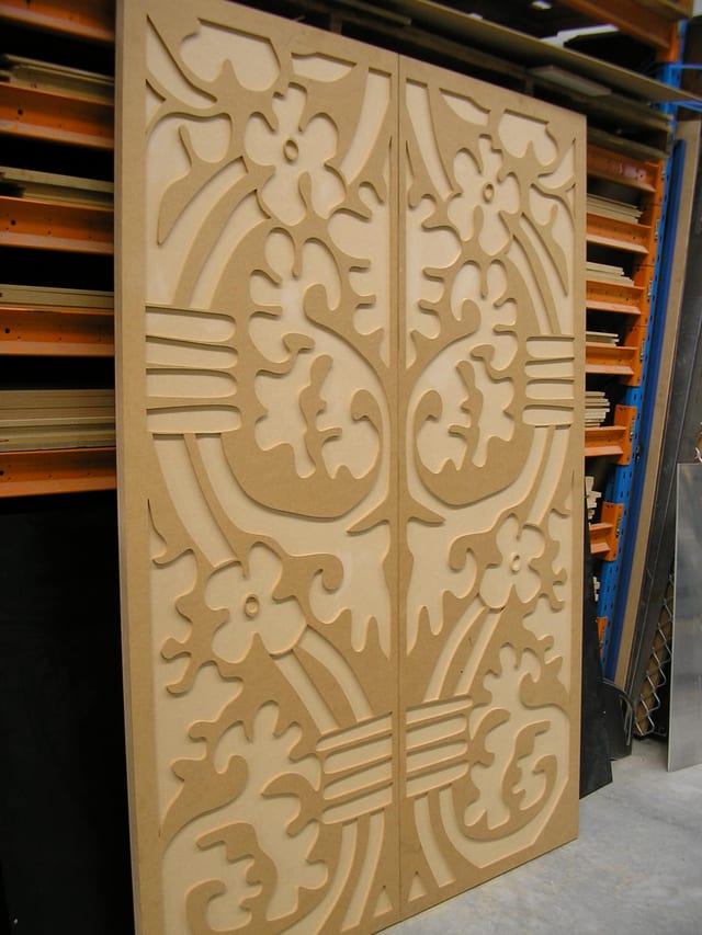 CNC Routered MDF